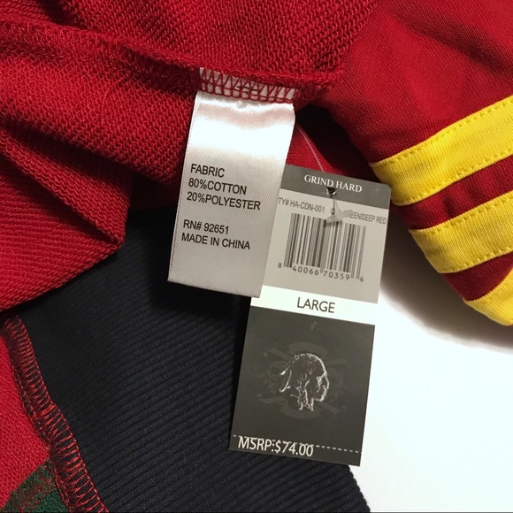 Heritage by America NWT Varsity Cardigan Jacket L - Picture 11 of 12